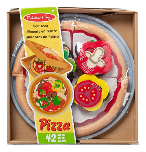 Juguete Pizza De Fieltro Melissa And Doug
