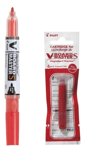 Marcador Borrable Recargable Pilot Ultra Fino + Tinta