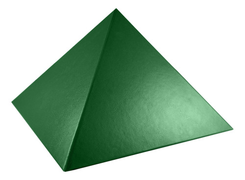 Pirâmide Verde Percalux Base14cm Queóps Precisão Formagia