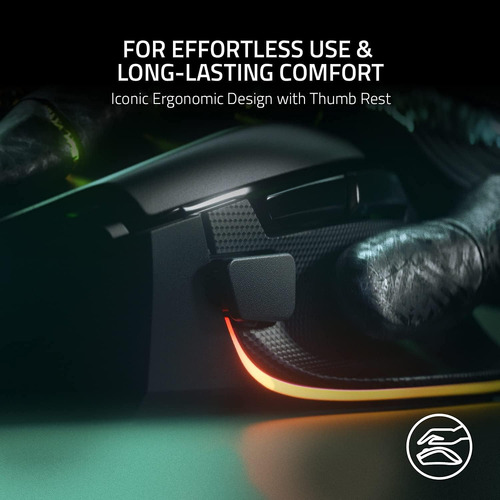 Mouse Razer Basilisk V3 Ergonomico Gaming Con Cable