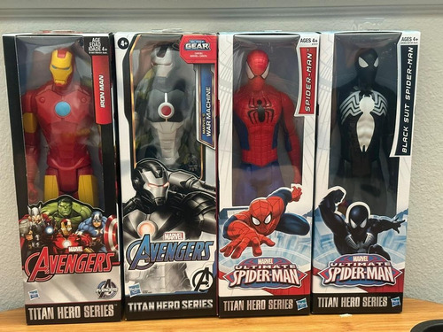 Muñecos Marvel Avengers - Spiderman - Iron Man - War Machine