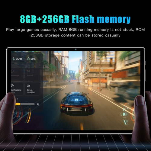 ... Tableta Inteligente 10.1 8+ 256 Gb, 24 + 48 Mp, Android