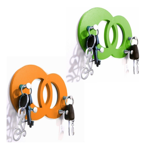 Imagen 4 de 6 de Porta Llaves Llavero Pared Moderno Diseño Portallaves Color