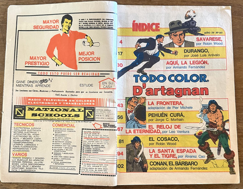 Revista Dartagnan Nro: 20 Completa Excelente Estado Leer (Usado)