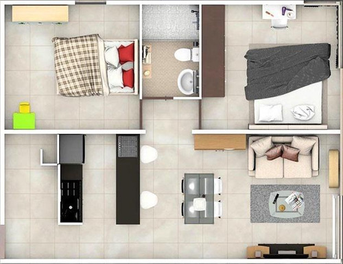 Departamento Amueblado De 2 Recámaras En Renta En Emerald, Temozón Norte