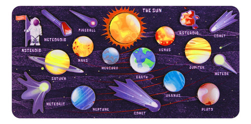 Un Rompecabezas: Sistema Solar Y Planetas | Montessori Toys