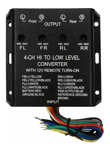 Adaptador De Impedancia 4 Canales Con Salida Para Remoto