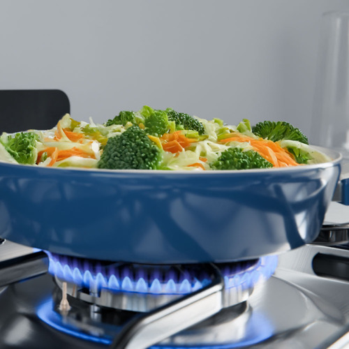 Cocina multigas de 56cm con 4 hornallas inoxidable Drean Cd5602ai0