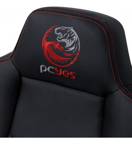 Cadeira Gamer Pcyes Mad Racer V6 Turbo Cor Vermelho