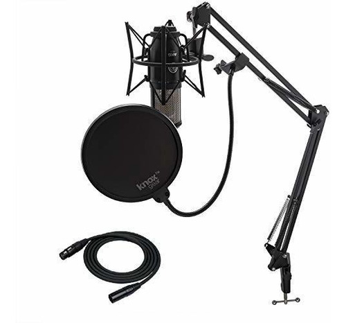 Micrófono De Condensador Akg P220 Con Soporte De Estudio Kno