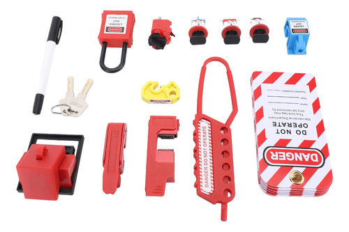 Set Combinado De Bloqueo De Seguridad, Kit De Etiquetado Elé