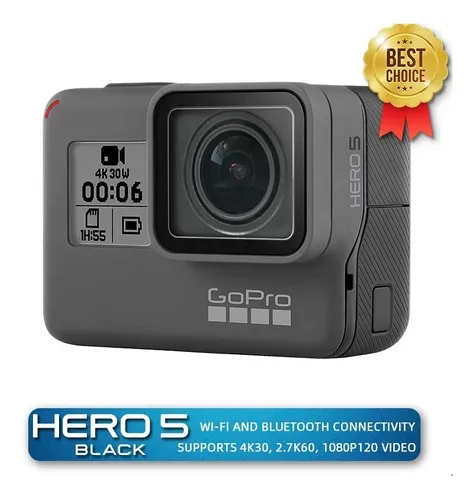 Câmera GoPro Hero5 4K CHDHX-502 NTSC/PAL preta Câmera GoPro Hero5 4K CHDHX-502 NTSC/PAL preta