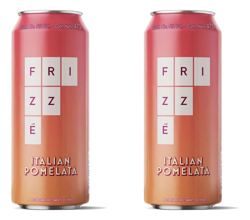 Frizante Frizze Pomelata Italian Lata X473 Ml Pack X2