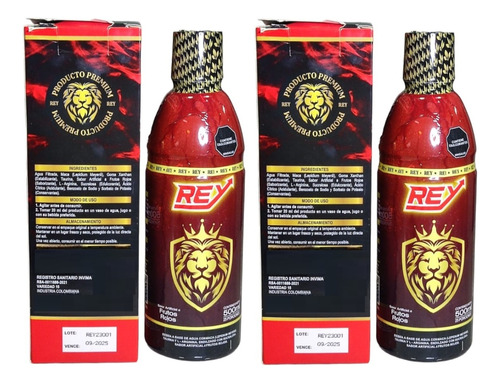 2 Rey Energizante Potencia 500m - mL a $52