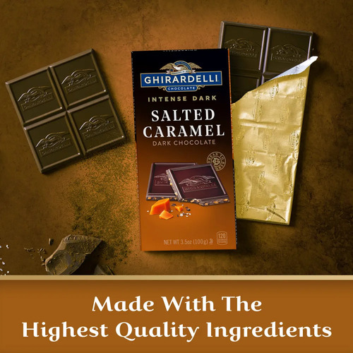 Chocolate Amargo Con Caramelo Y Sal De Mar Ghirardelli 100g