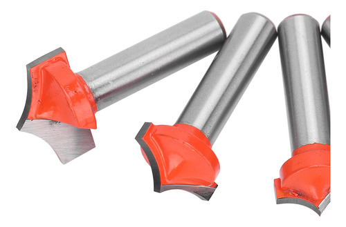 Juego De Carpintería Router Bits, 4 Piezas, Afilado Con Punt