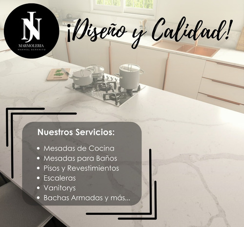Mesada De Cocina Granito Nacional 1.62 X 60 Jnmarmolería Rosa De Salto