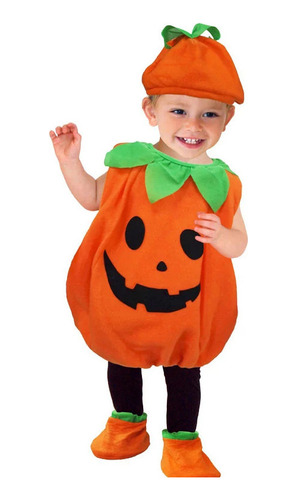 Disfraz Infantil De Calabaza De Halloween Para Cosplay, Lind