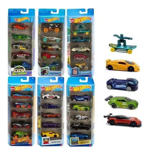 Carrinhos Hot Wheels Kit Ou Pack De 5 1:64 Sortidos - Mattel em Promoção na  Americanas