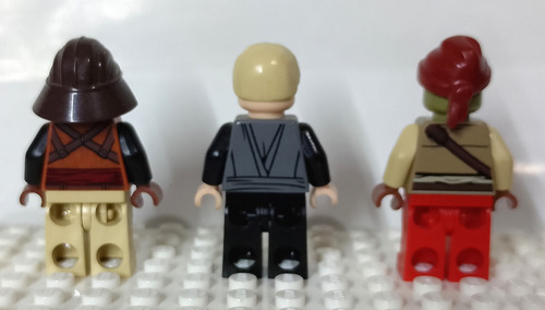 Lego Star Wars Minifiguras Kithaba, Lando, Luke De Set 9496 (Usado)