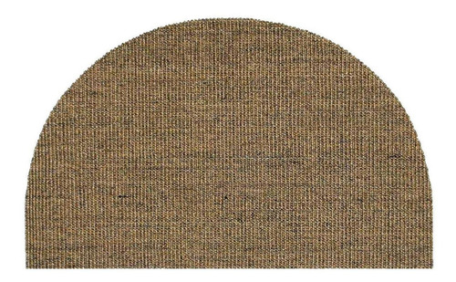 Capacho De Sisal Meia Lua Camelo Ld 45x75cm Apaeb