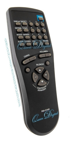 Control Remoto Para Jvc Gradiente Tv Rm-c448 Con Garantía