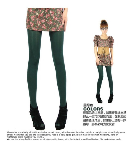 Pantimedias Mallas Gruesas Xg Colores Vintage Moda Japonesa
