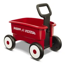 Comprar Radio Flyer My 1st 2 En 1 Vagon Rojo Carrito De Arrastre