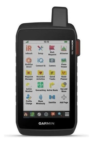 Gps Garmin Montana 750i América Del Sur Cámara Integrada Color Negro Mapas precargados incluidos Si