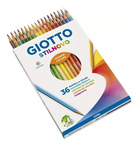 Lapices Pinturitas Giotto Stilnovo - 36 Colores - Artística