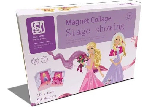 Desfile De Modas Magnético Juego Didáctico Magnet Collage