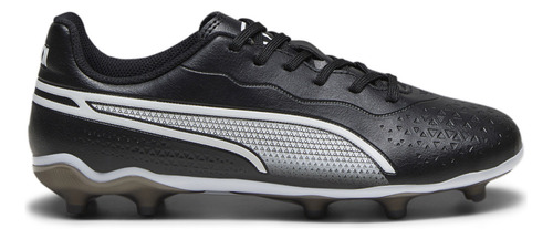 Botines Puma King Match Fg/ag Jr Niños Fútbol Negro