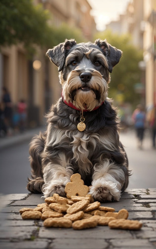 Premio Para Perro Trenza 5 Pulgadas Queso Y Tocino 5 Piezas