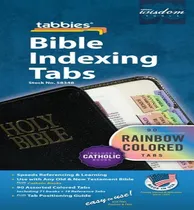 Comprar Libro Rainbow Bible Indexing Tabs Including Catholic Book...