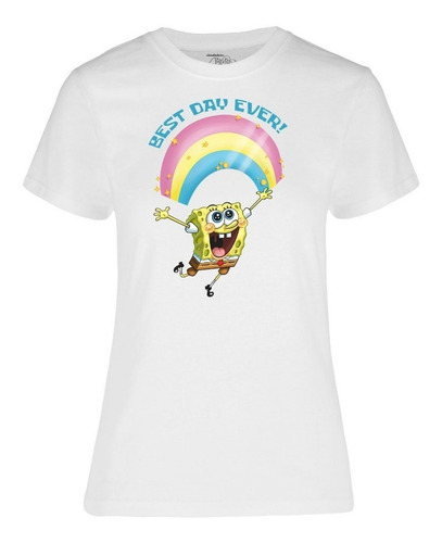 Playera De Mujer Bob Esponja Original Camiseta Dama C03