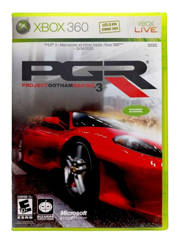 Pgr 3 Project Gotham Racing Xbox 360 En Español (Reacondicionado)