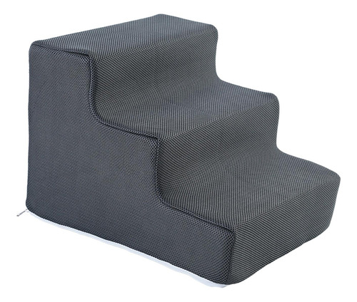Rampa Para Gatos, Escalera Para S 3 Peldaños Gris Oscuro