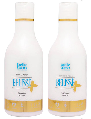 Shampoo Condicionador Efeito Liso Prolongado Belisse Plus
