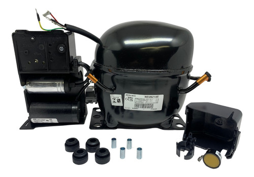 Compressor Motor Aspera 3/4 Neu6214e Embraco 220v Gás R22