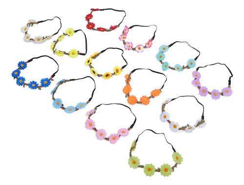 Diadema De Flores, 13 Unidades, Corona Multifuncional