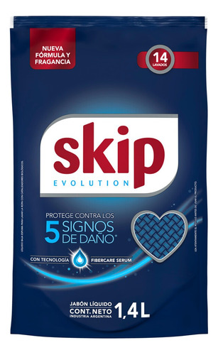 Jabón líquido Skip Evolution repuesto 1.4 L