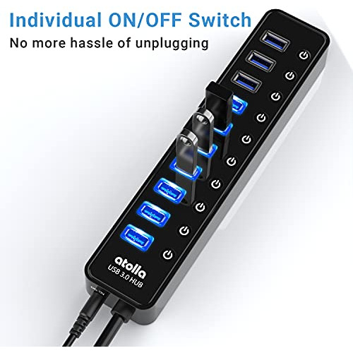 Hub Alimentado Por Usb 3.0, Divisor De Concentradores