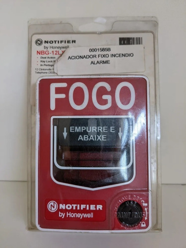 Acionador Manual Endereçável Notifier Nbg-12lxp Honeywell