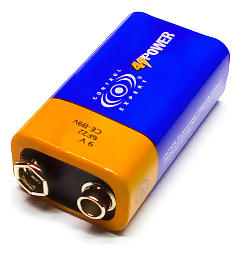 4 Pilas Baterias Control Expert Cenrap 9v Extra Duración Cuadrada