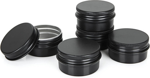 Acrux7 Paquete De 50 Latas De Aluminio Con Tapas De 1 Oz, Re