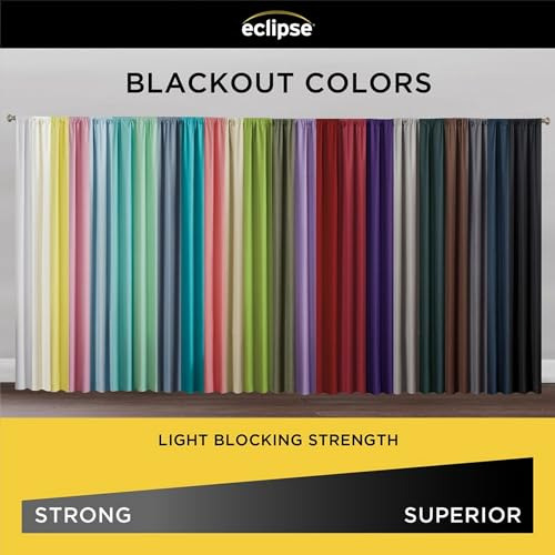 Cortina Térmica Blackout Moderna Para Ventana, 106 X 160 Cm,