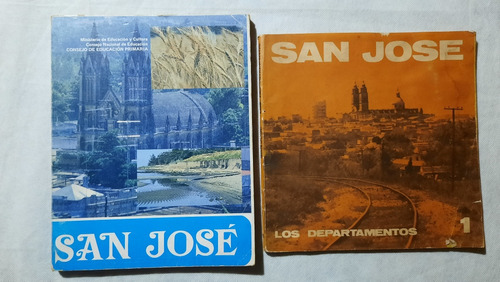 Lote 2 Libros Departamento San José Historia Datos Geografía