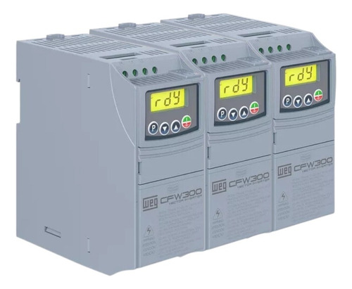 3x Inversor Frequência Weg Cfw300 1,5cv 220v 6a Monofásico
