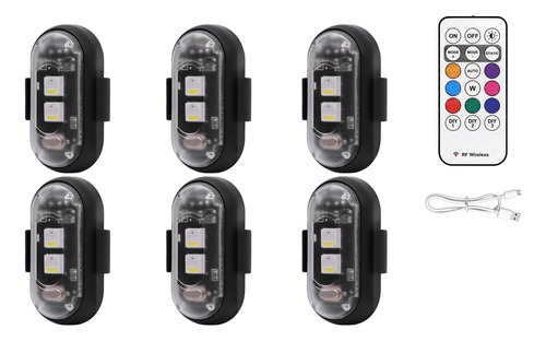 Luces Estroboscópicas Led Inalámbricas Con Control Remoto