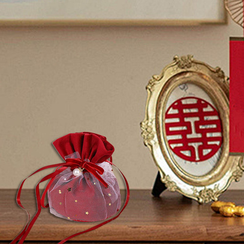 Bolsa De Dulces Para Joyas, Boda Tradicional China Para Rojo